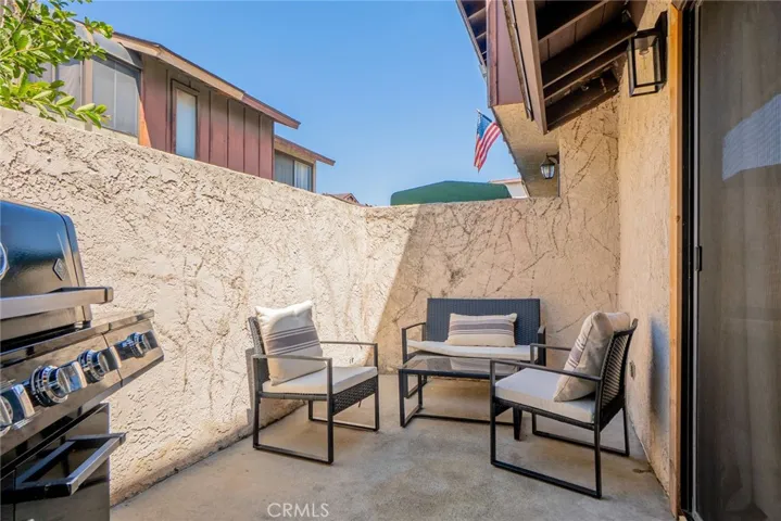 Private Patio off Living Room