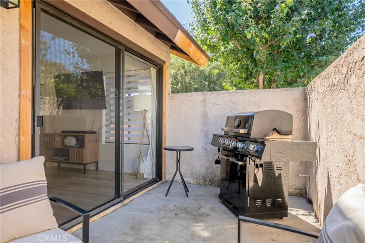 Private Patio off Living Room