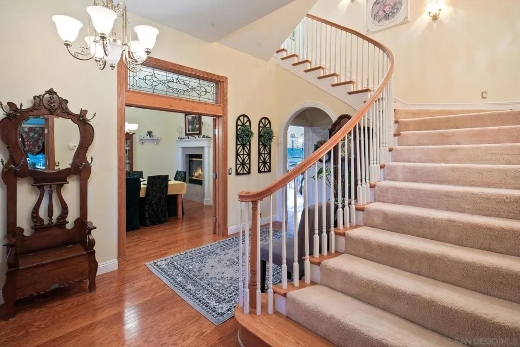 Elegant foyer.