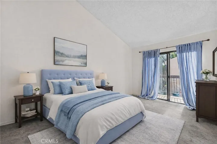 master bedroom virtually staged