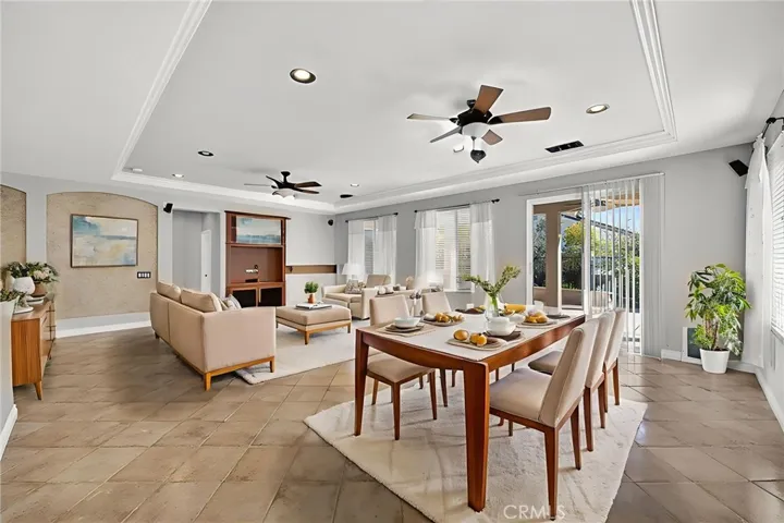 Open Concept Virtual staged furniture.