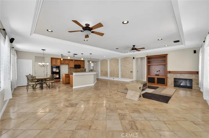 Open area for entertaining