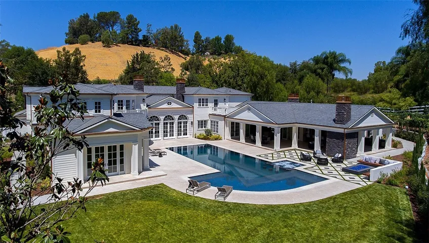 Backyard view main house