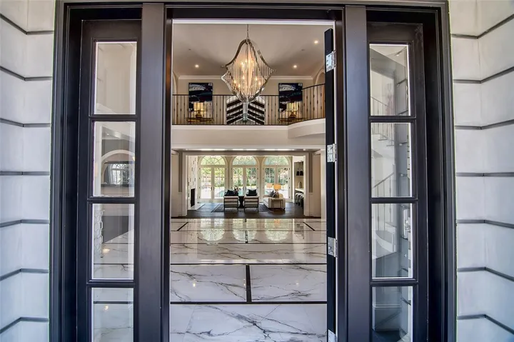 Front door entrance, main house