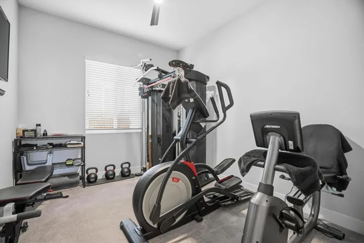 Bedroom #3 - currently a home gym