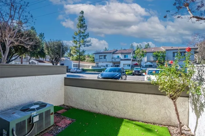 Private Patio in front of home