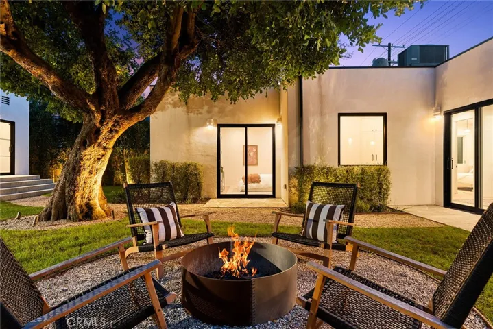 Fire Pit at Twilight