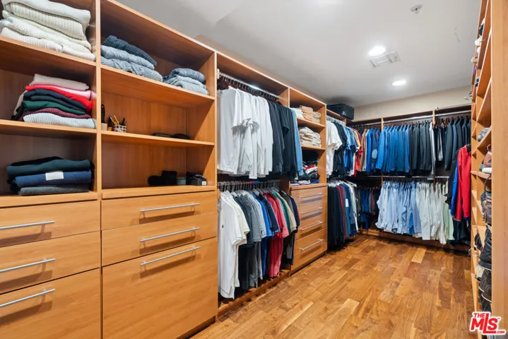 Primary walk-in closet