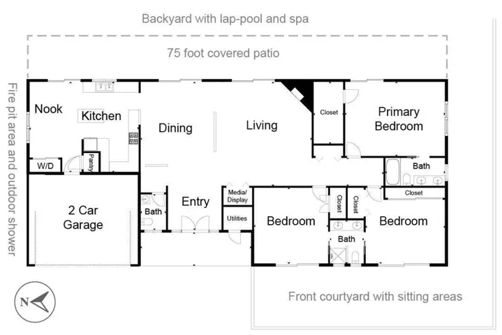Floor plan - artist's rendering