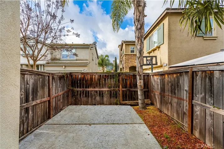 Private fenced in area