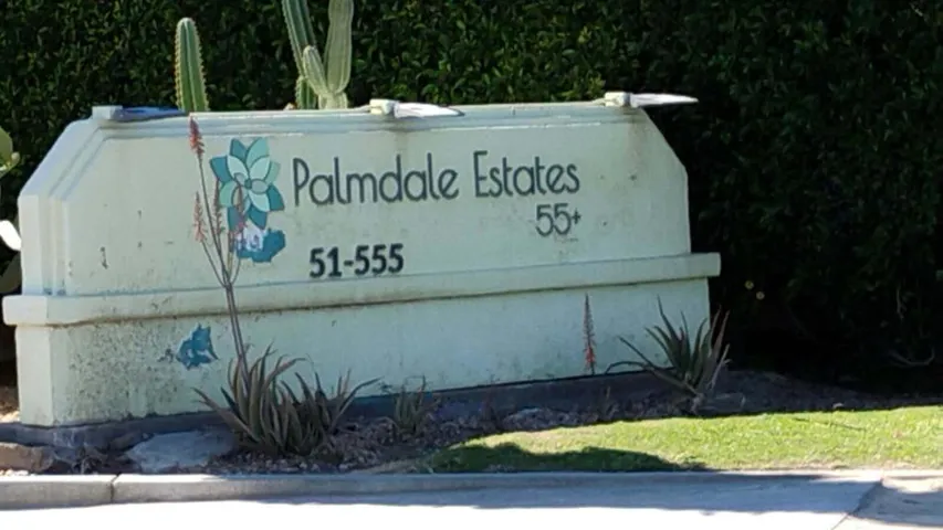 palmdale front sign