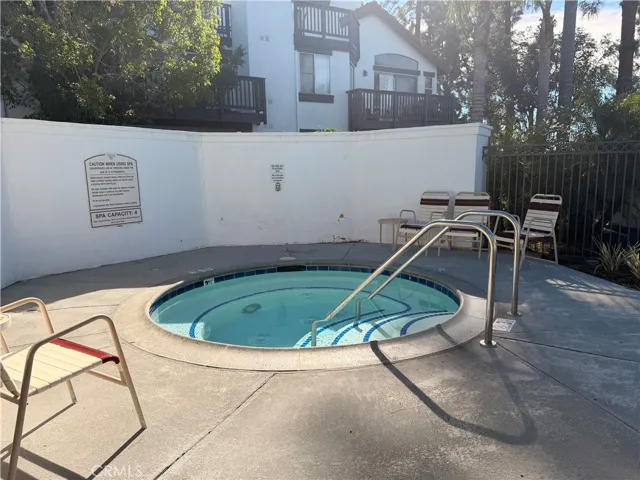 Community pool, spa and sand park.