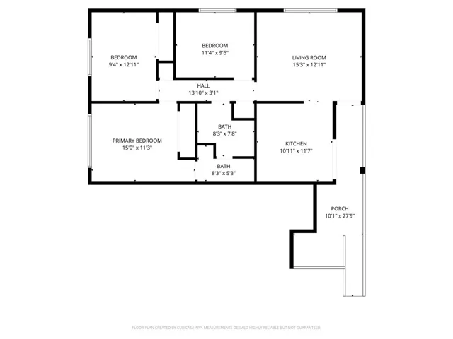 a single-level upstairs unit with no interior stairs