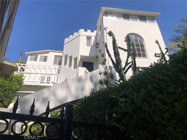 Front of main house looking up from the street
