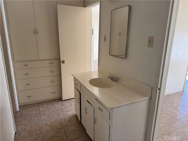two entries to bathroom