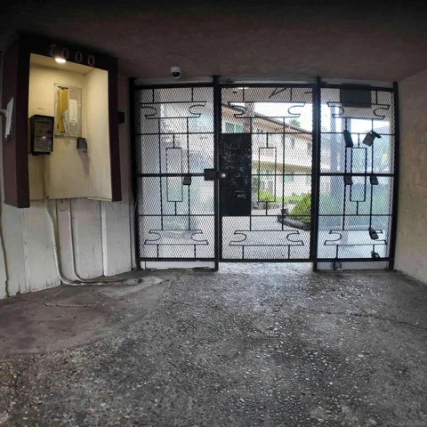 Secured Pedestrian Entrance