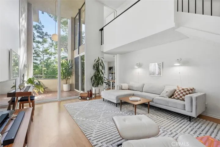 Bright private living room