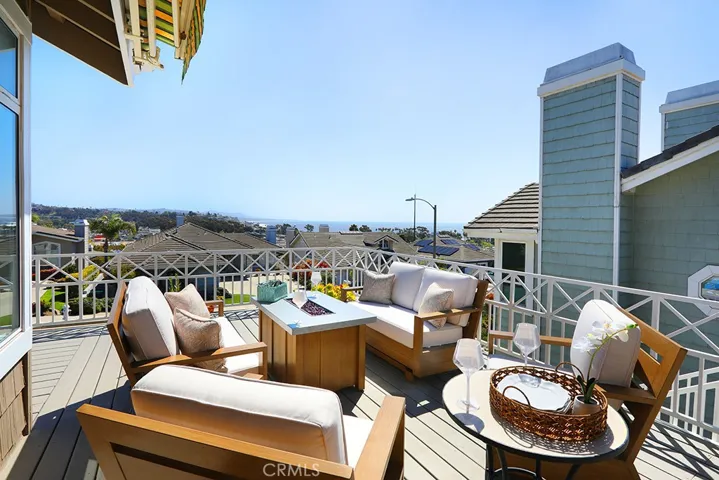 Deck with ocean view
