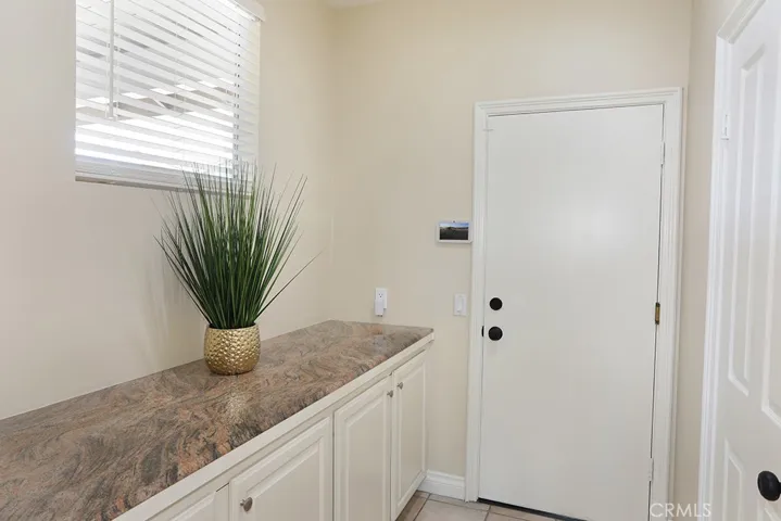 Entry from garage