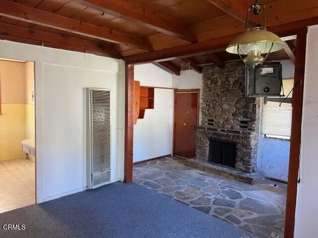 Fireplace in Guest