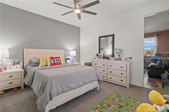 1rst floor bedroom connected to multigenerational living room
