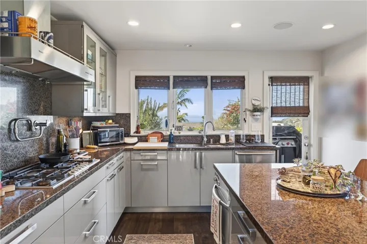 Ocean view from the kitchen window