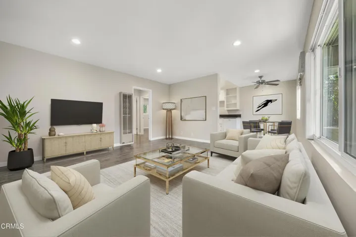 580 N Los Robles Living Staged