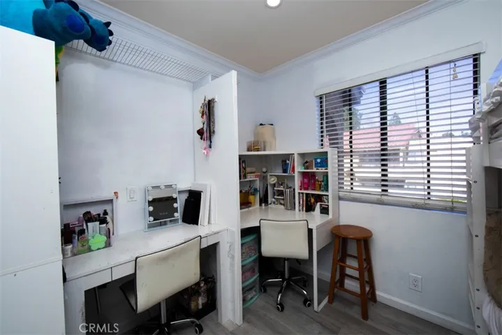 Study section on the first bedroom