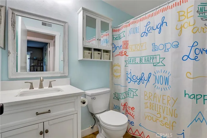 Secondary bathroom