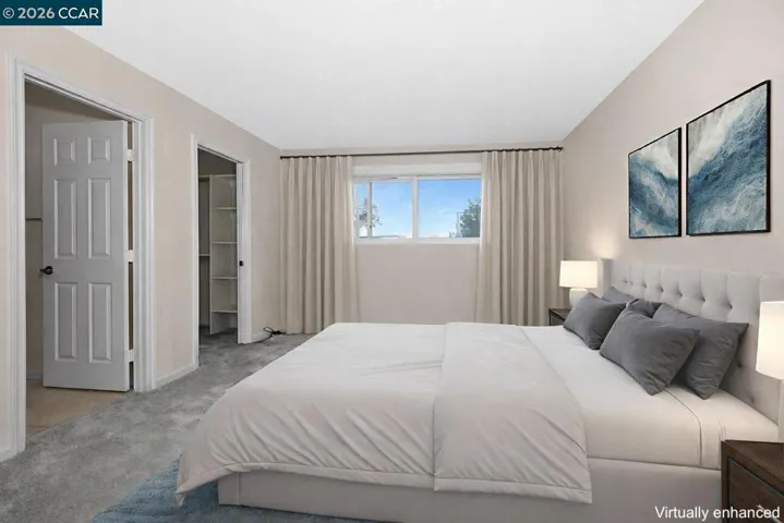 Virtual staging used