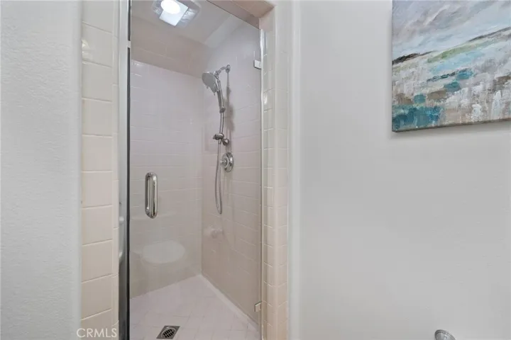 Shower in Downstairs bathroom.