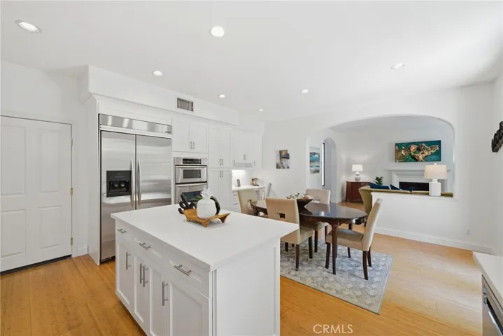 Room for a large dining table.