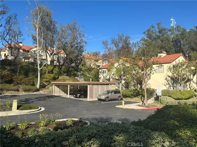 Entrance to parking lot