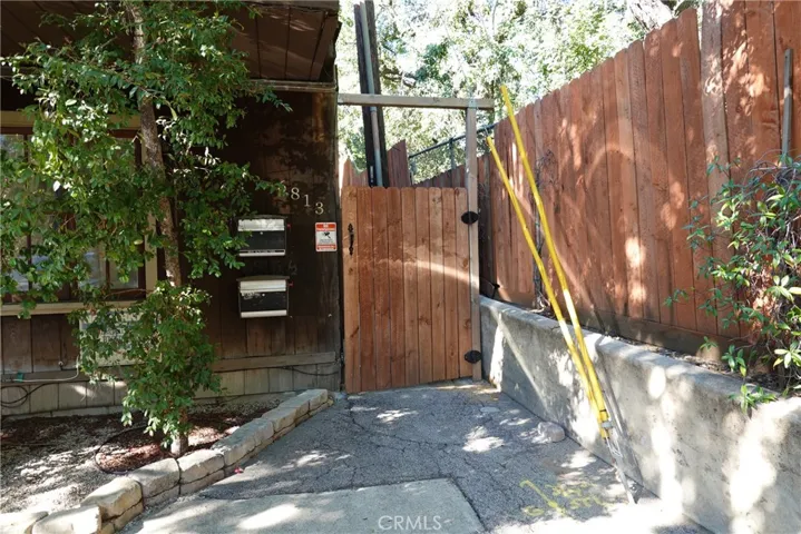 GATE TO THROUGH TO LOWER GATE ENTRANCE