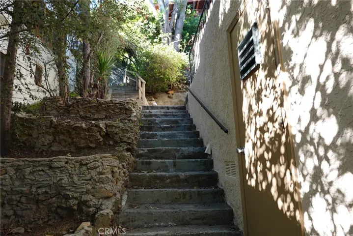 STEPS LOOKING UP TO TOP ENTRANCE OF PROPERTY