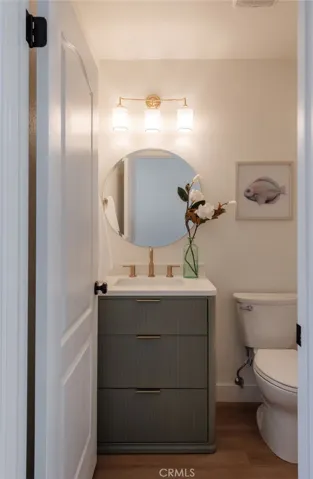 Main level half bath