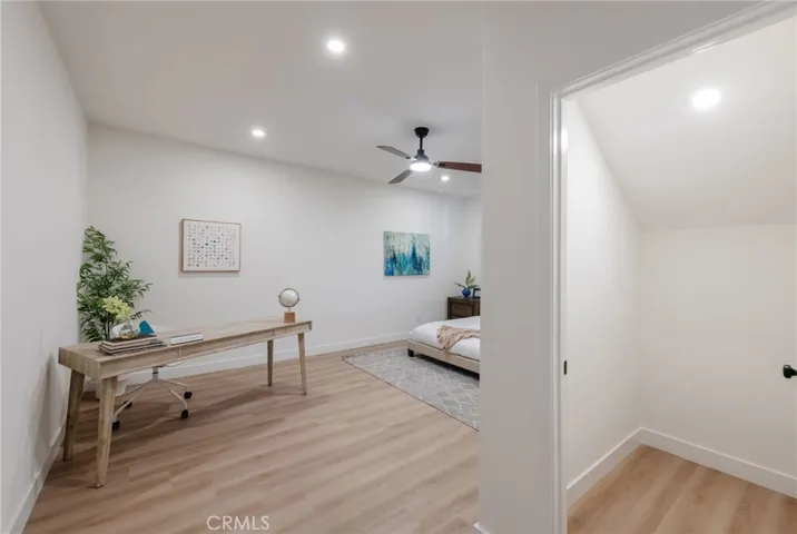 Additional pic of huge flexible room on garage level with walk in closet