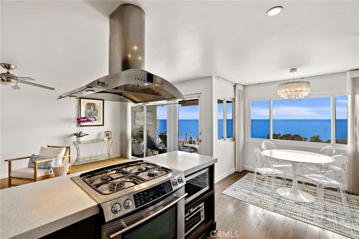 Dining room and oversized family room open to the balcony and have incredible ocean views all day long