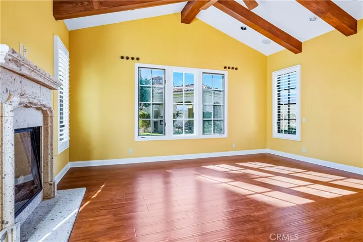 Primary Suite with Cast Stone Fireplace