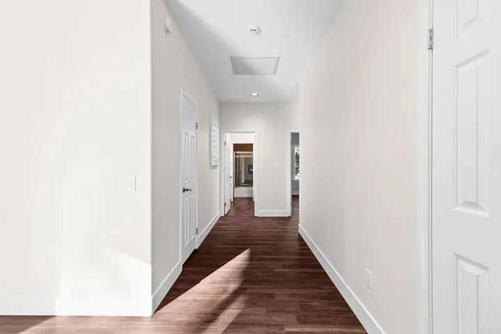 Hallway to 3 Bedrooms