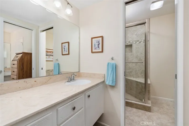Primary bathroom.