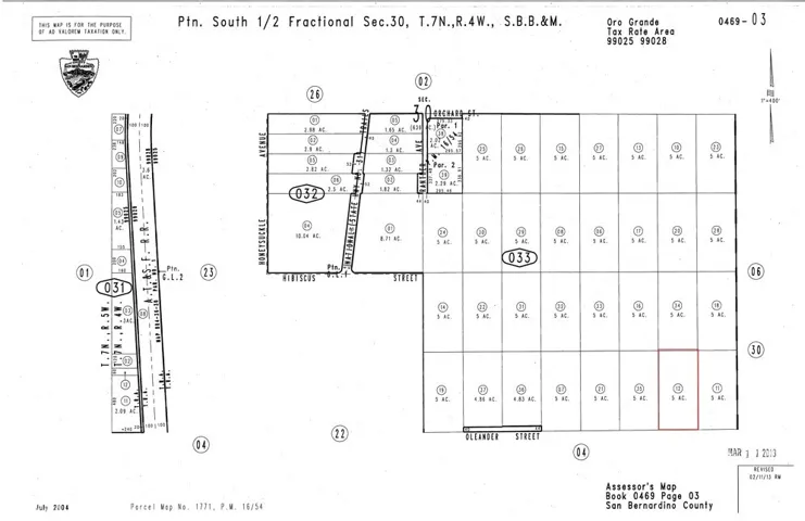 Assessor Map for Reference