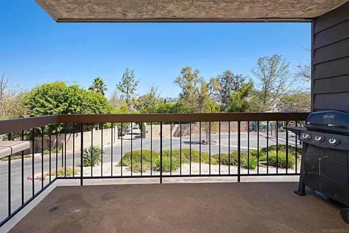 BALCONY FROM LIVING ROOM WITH GREAT VIEWS