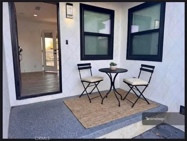 Front porch virtual staging