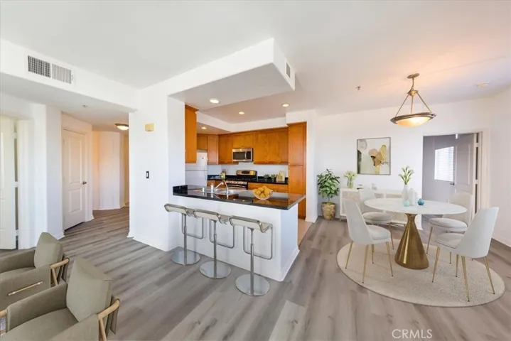 Virtually Staged Kitchen and Dining Room