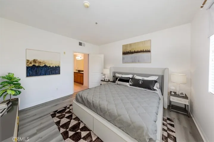 Virtually Staged Master Bedroom