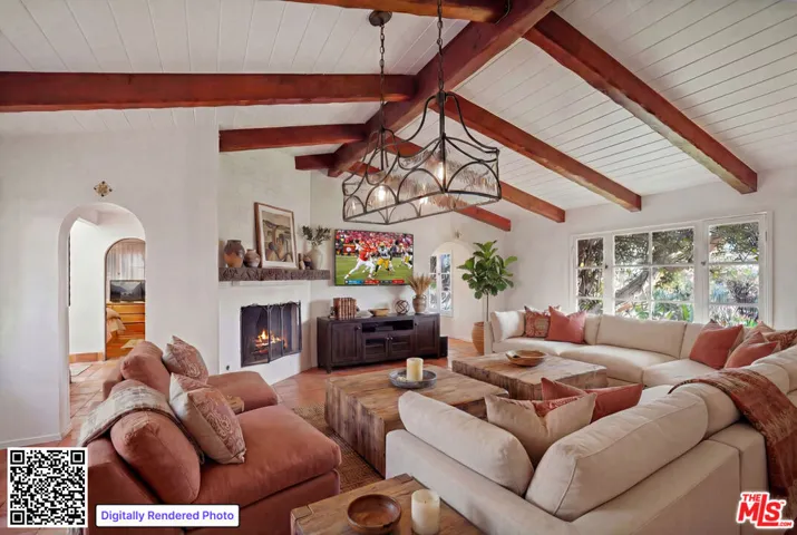 Virtually Staged Media Room