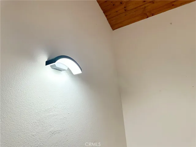 Contemporary Light fixture inside one  of the bedrooms