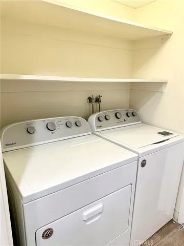 Washer and Dryer inside unit