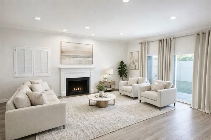 Living room - Virtually Staged